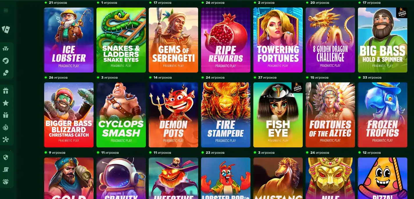 Джекпот в казино Р7